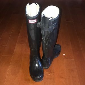 Wide calf matte Hunter boot